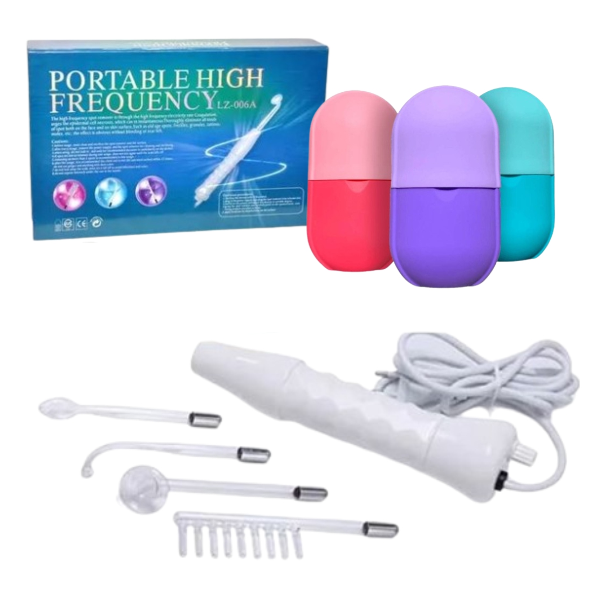 Limpiador Facial + Rodillo Masaje Hielo